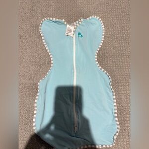 Love to Dream Baby Swaddle with Striped Trim (2 for $25)